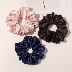# Solid Color Big Hair Rope Hair Accessories Oversize Large Intestine Hair Ring