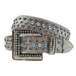 Hot Western Rhinestones Belts Women Man Luxury Designer Diamond Studded Belt